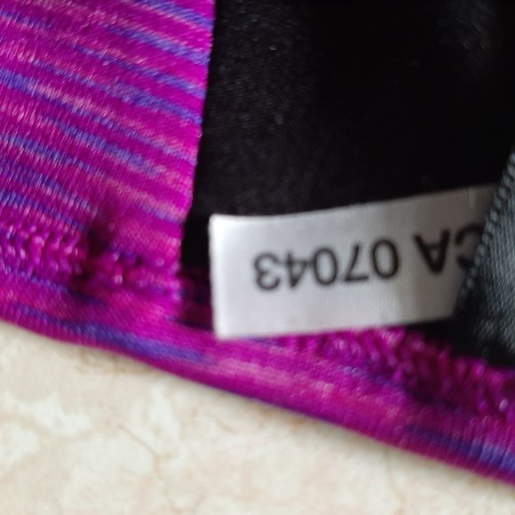 90Degrees Small Purple Sports Bra - Picture 3 of 7